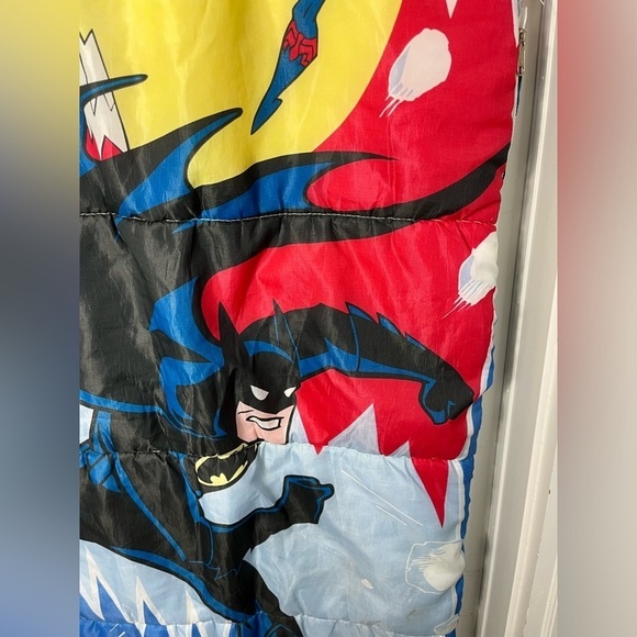 Vintage 1997 Batman & Robin DC Comics Sleeping Bag - Picture 2 of 11